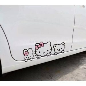 hello kitty car sticker- fourth pedal