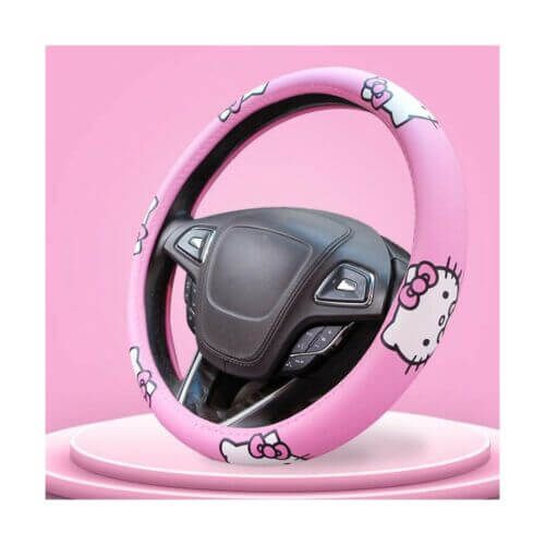 hello kitty steering wheel cover - fourth pedal