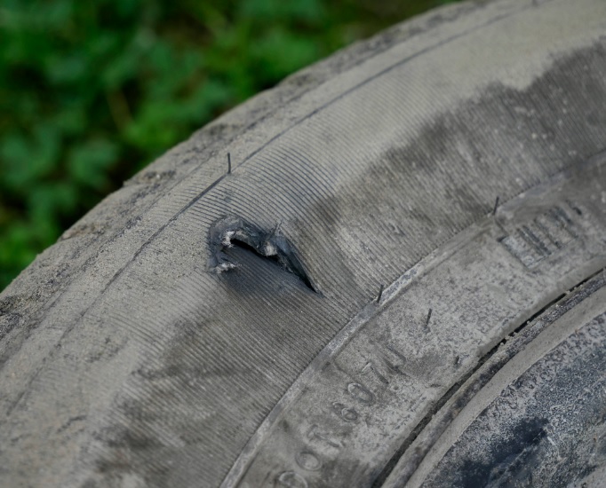 Tire damage