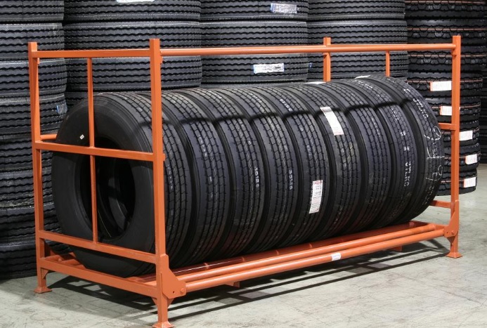 Heavy duty tire storage rack