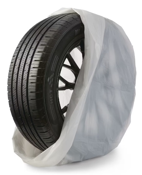 tire storage rack and cover